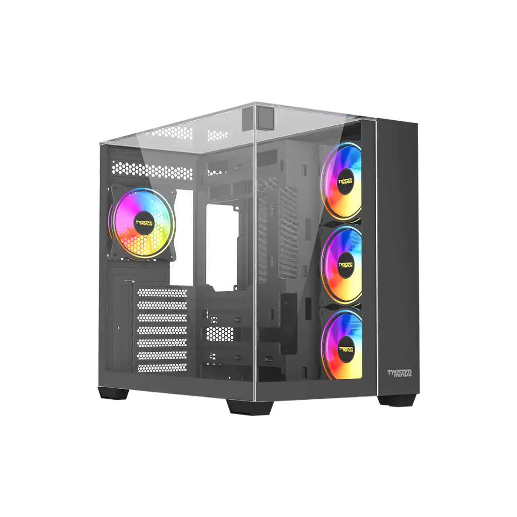 Twisted Minds Warden Rider Gaming Case Mid Tower 04 Black – TM-M2858-B