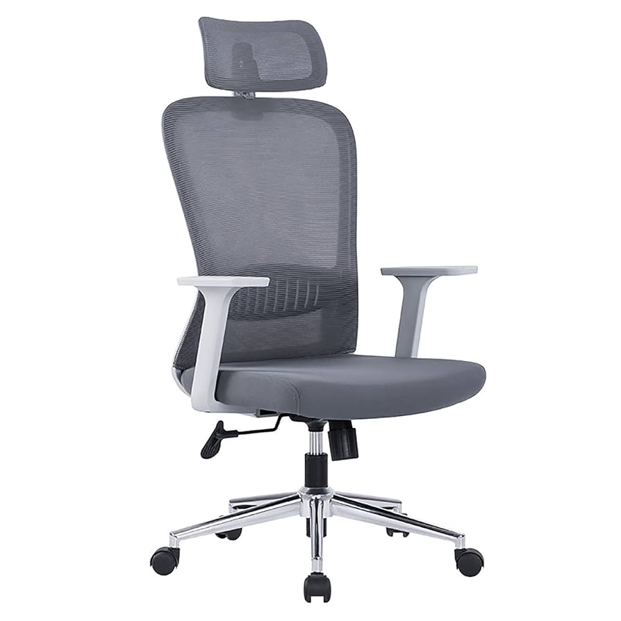  Comfy Office Desk Chair, High Back Mesh Computer Chair 7379 GRAY