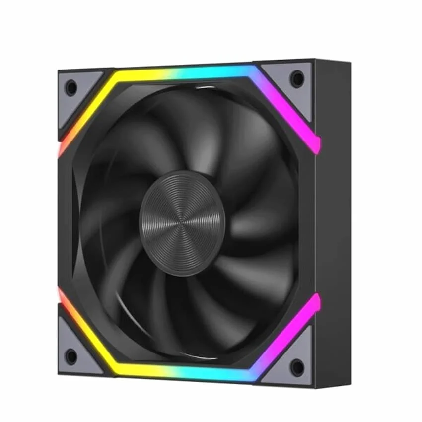 Jungle Leopard Galaxy ARGB FAN black - forward 