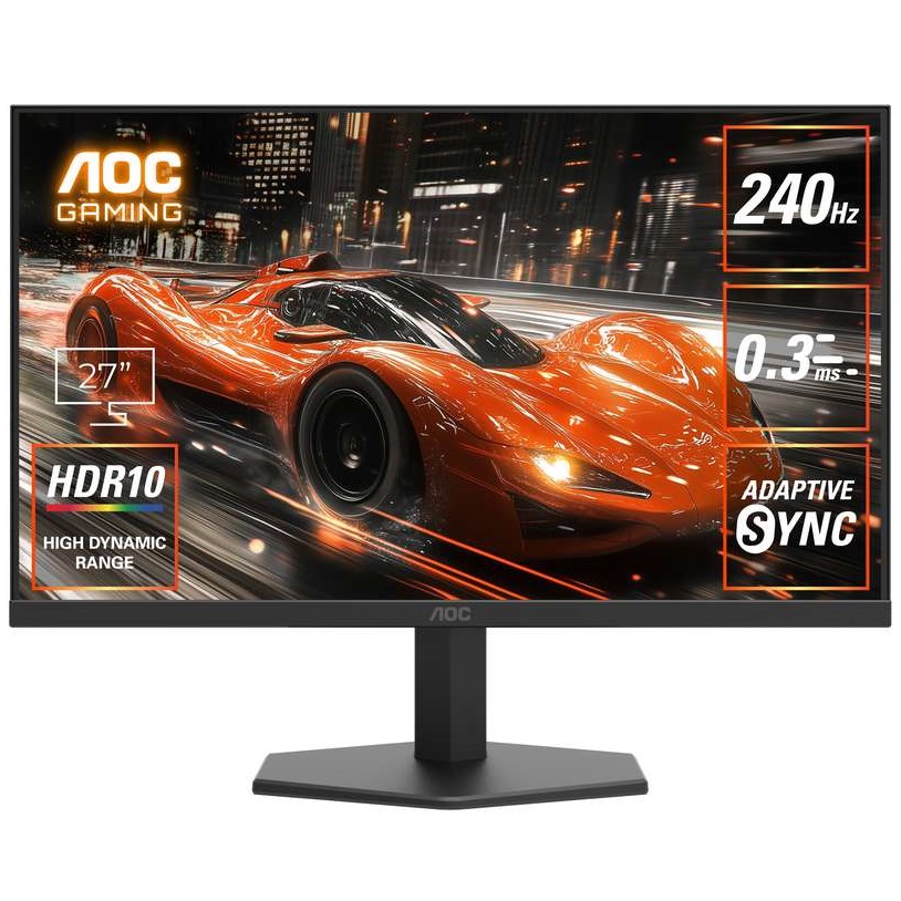 AOC 27" 240HZ 0.3MS IPS HDR10 Adaptive Sync 27G11ZE2