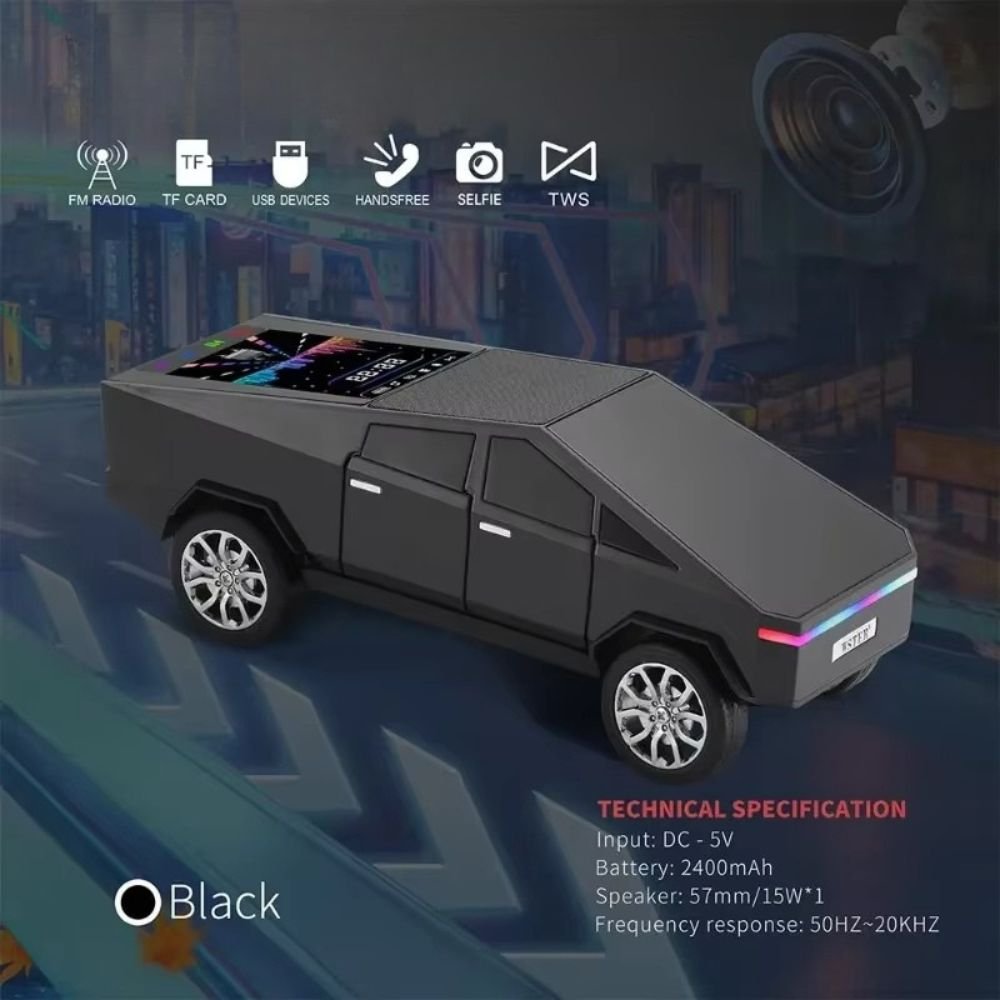 Wireless Bluetooth Speaker Tesla Design Buytiti CH-J2085 BLACK