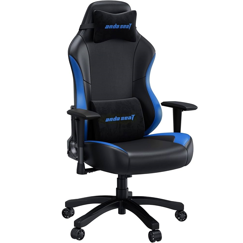 Anda Seat Luna Series Large Gaming Chair - Black / blue 