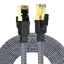 Twisted Minds Flat Braided Network Cable ,Transmission Rate 40GBPS / 2000MHZ ,20M - TM-CAT8-20M