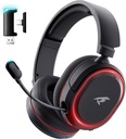 PICUN G2 RGB Wireless Gaming Headset, 7.1 Surround Sound, 2.4GHz - Black