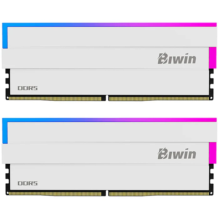 RAM 32GB 2x16GB DDR5 RGB 6000MHz WHITE Biwin DW100 CL36
