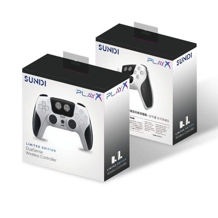PLAYX DUALSHOCK PS4 WIERLRSS CONTROLLER / WHITE BLACK