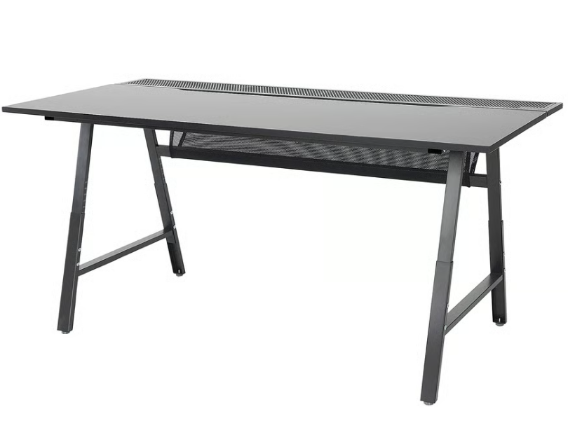  USED UTESPELARE gaming desk 160x80cm black  
