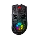 MOUSE AULA SC620 Wireless Gaming Mouse - BLACK 2.4G/USB-C/BT, Adjustable 12,000 DPI & 1000 Polling Rate, PAW3311 Sensor,