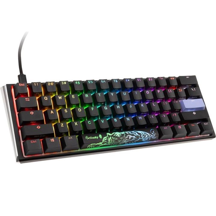 KEYBOARD DUCKY ONE 3 SF RED Switch Black/White RGB