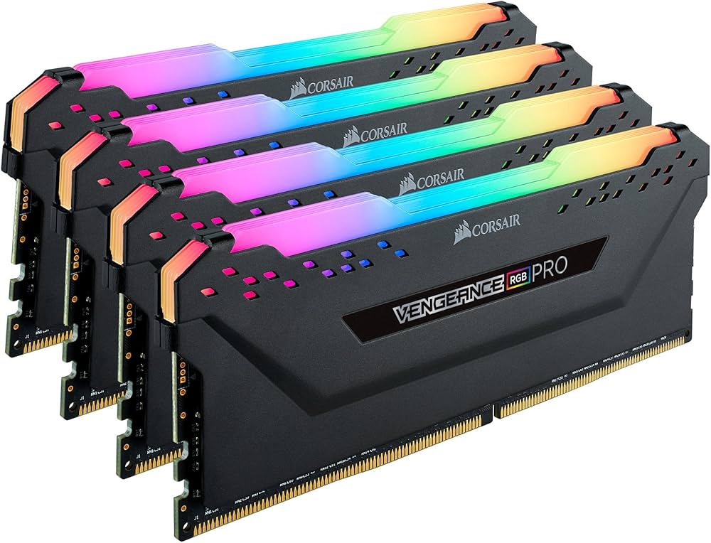RAM 64GB (4x16GB) DDR4 3600MHz CORSAIR VENGEANCE RGB PRO