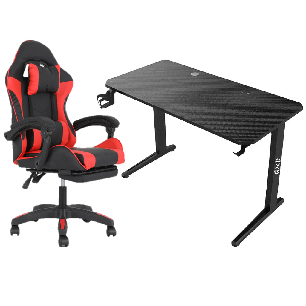Gaming Desk GXG BLACK & Gaming Chair 32FR