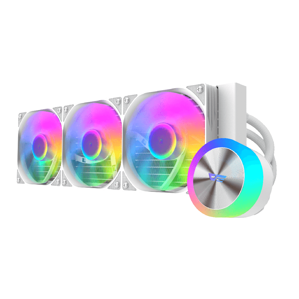  Darkflash DG360 Liquid CPU Cooler 360mm RGB WHITE 