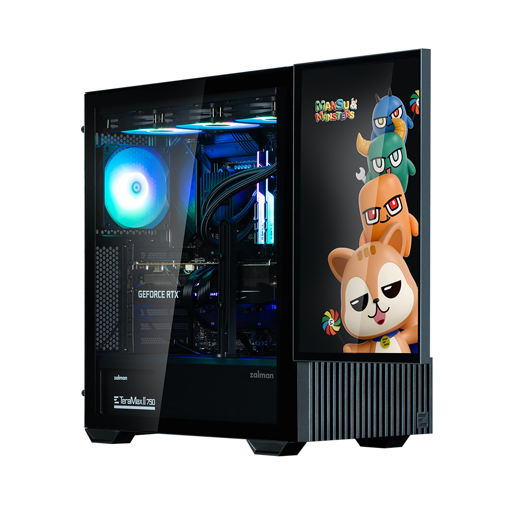 Zalman Z10 DS Mid Tower PC Case with Display 15.6"