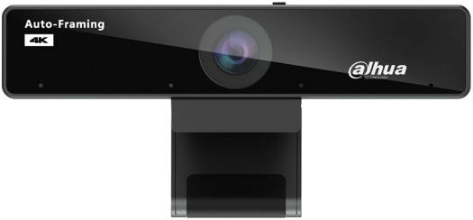 Dahua 8MP Webcam, Built-in Microphone, 4k Resolution at 25 fps, Unified Interface USB 2.0, 120 Degree Ultra Wide Angle, 3 Meter Cable Length, Black | HTI-UC390