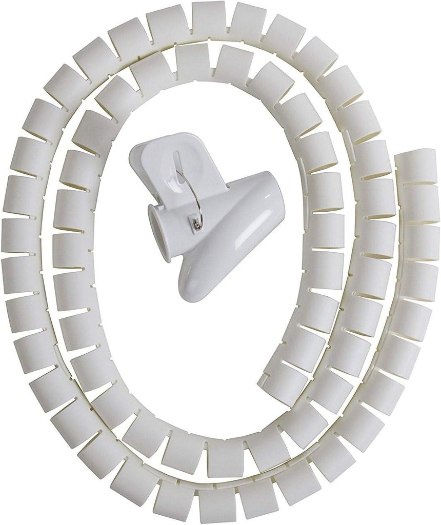 SPIRAL CABLE 20-24MM 1.5M WHITE