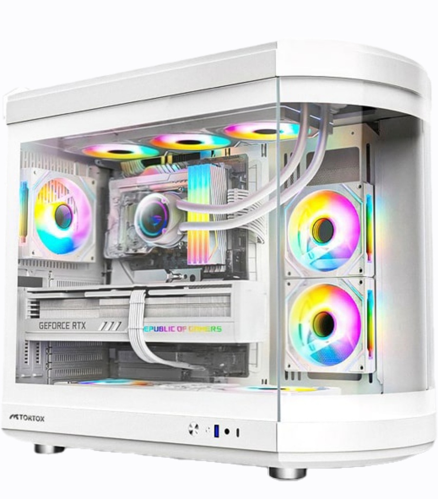 PC AMD Ryzen 7 7800X3D & GEFORCE RTX5070 TI 16GB GDDR7 FULL WHITE 