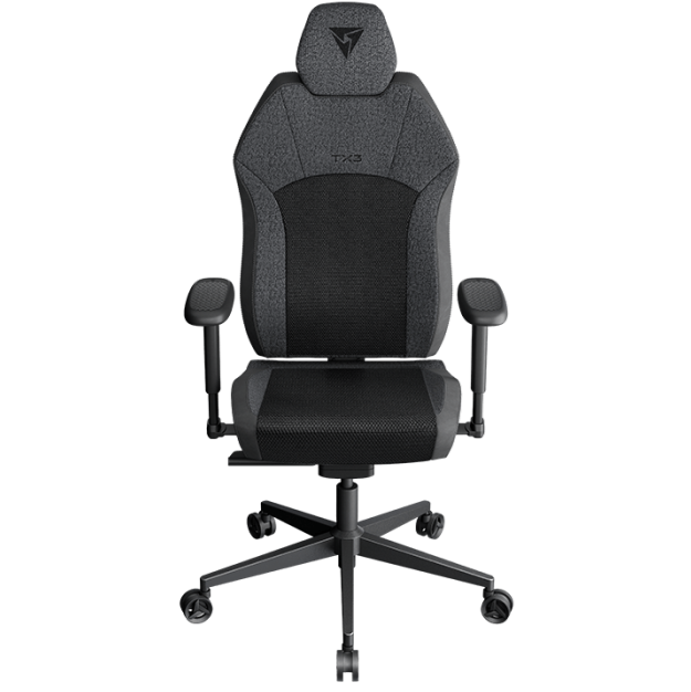 Thunderx3 SOLO 360 Mesh Gaming Chair High quality Fabric,3D x 360° MULTIFUNCTIONAL ARMREST, Large size - Black
