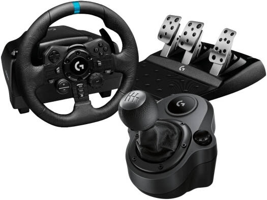 USED STEERING WHEEL LOGITECH -G923 &  Driving Force Shifter