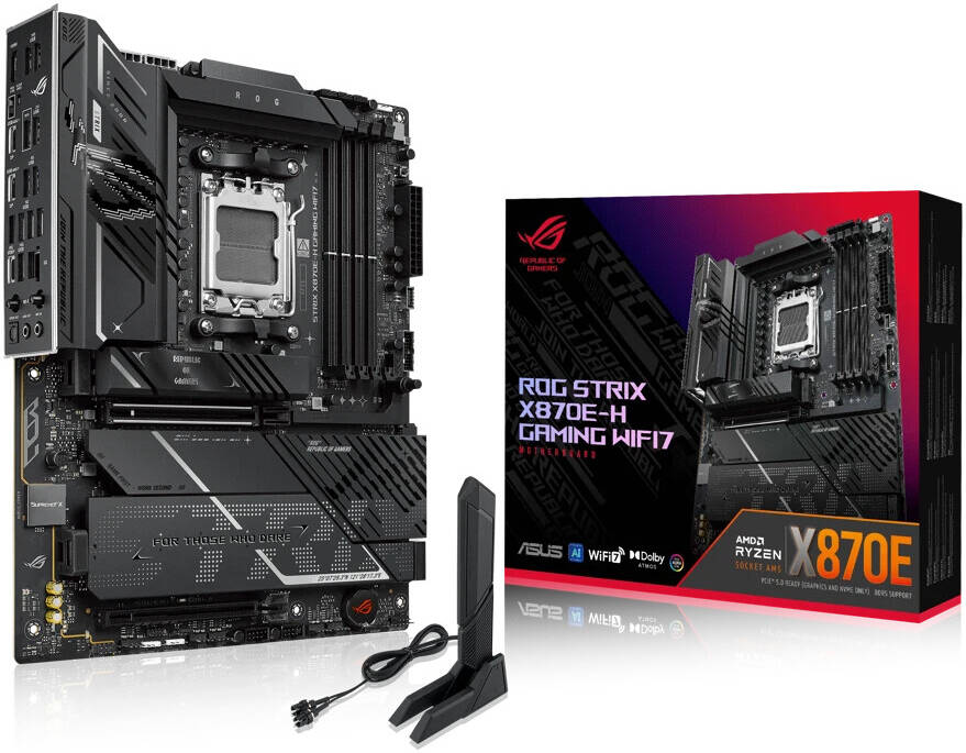 ASUS ROG STRIX X870E-H GAMING WIFI 7 ATX Motherboard