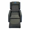 USED SOFA CHAIR - COUGAR BLACK & BLUE