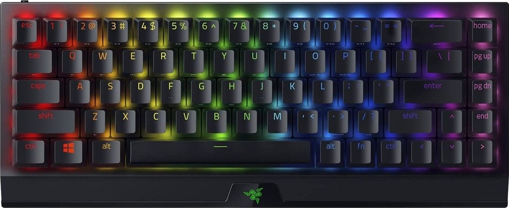 OPEN BOX - RAZER BLACKWIDOW V3 MINI HYPERSPEED 65% WRELESS GAMING KEYBOARD / BLACK