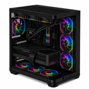 Jungle Leopard Case AC-01 ATX Black  (No fans included)