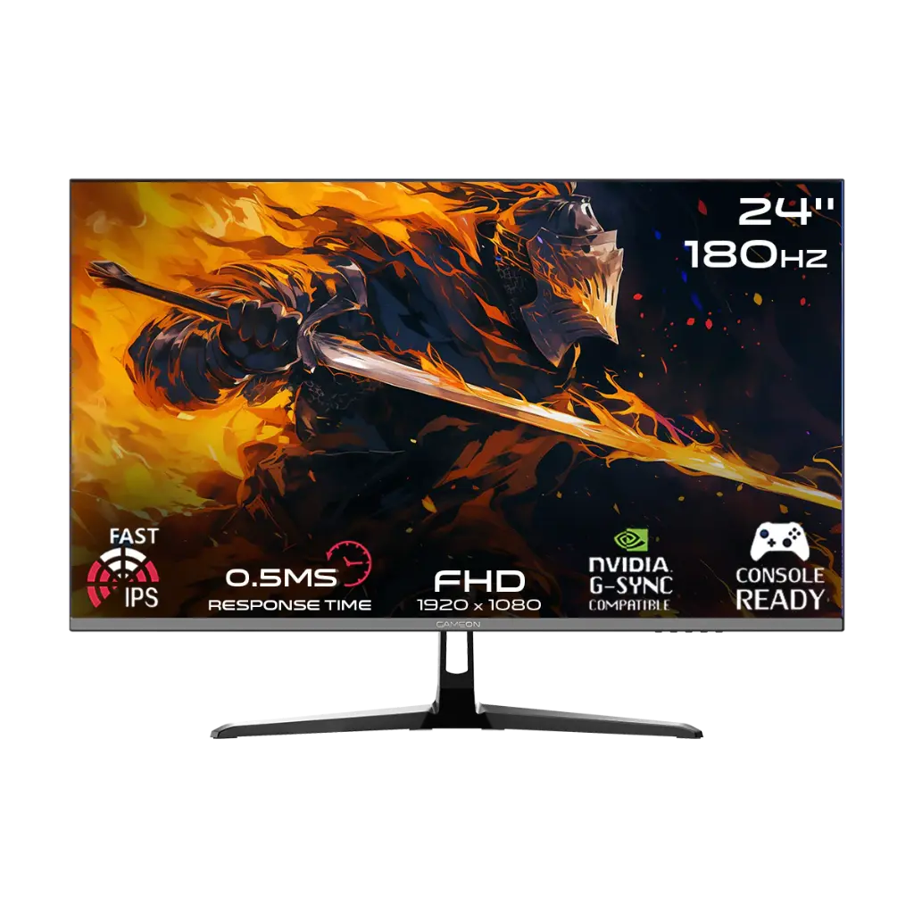 GAMEON 24" 180Hz, 0.5ms, HDR Ready, IPS Gaming Monitor - Black GOPS24180IPS Pro Series