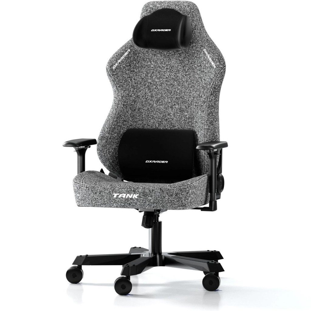 DXRacer Tank Gaming Chair GREY Fabric XXL, 4D Adjustable Armrests