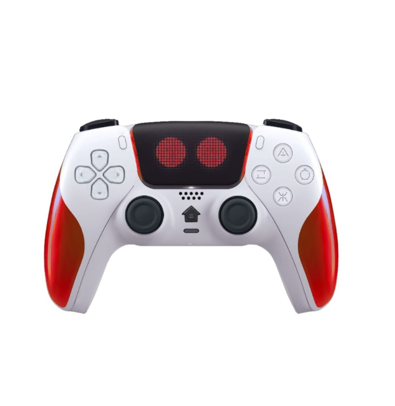 PLAYX DUALSHOCK WIERLRSS CONTROLLER LIMITED EDITIOM FOR PS3 PS4 / WHITE RED
