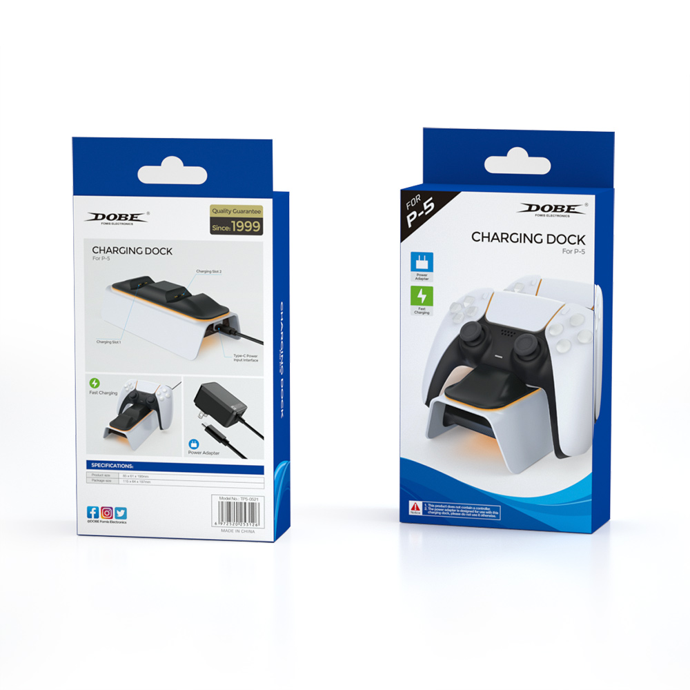 DOBE CHARGING DOCK FOR PS5 WHITE / TP5-0521S