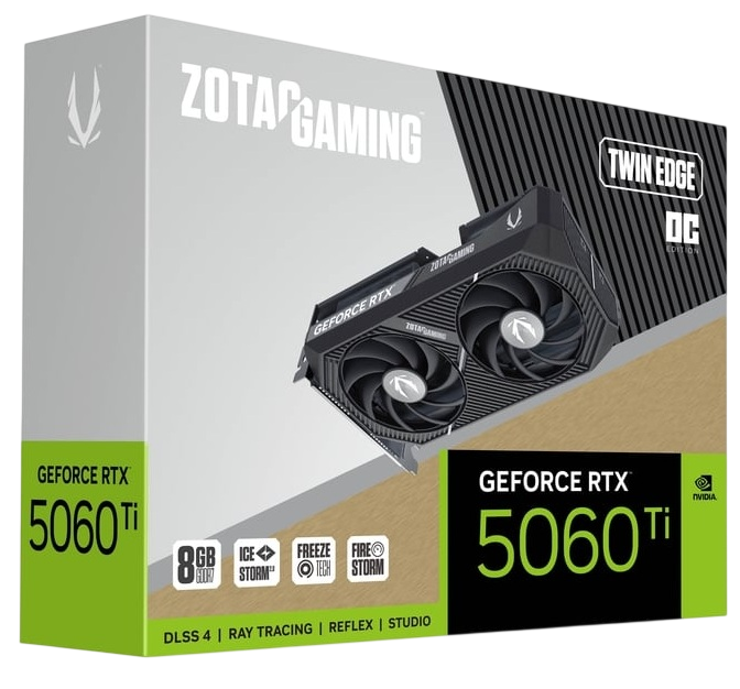 ZOTAC GAMING GeForce RTX 5060 Ti 8GB Twin Edge OC