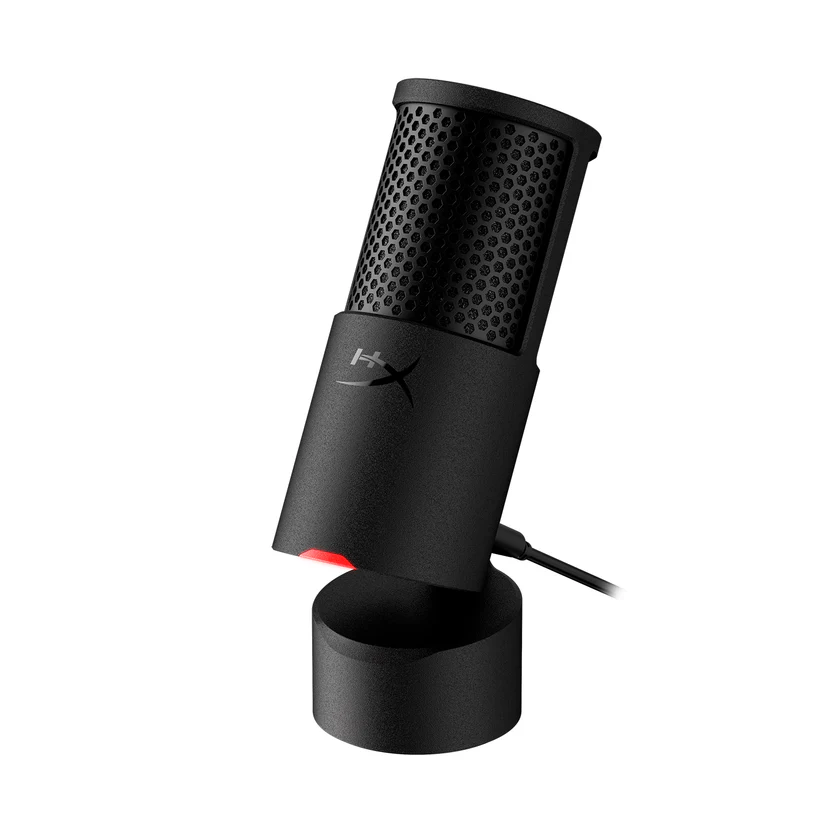 HyperX SoloCast 2 USB Gaming Microphone, Cardioid Pattern, Plug-and-Play USB-C, Shock Mount & Pop Filter, Voice Enhance
