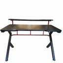 USED TABLE HAZARO WITH SHELF BLACK 
