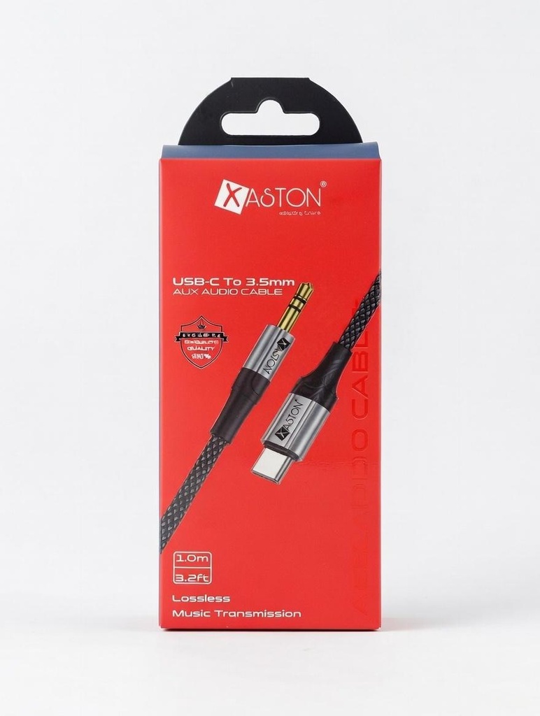 XASTON USB-C T0 3.5MM AUX AUDIO CABLE 1.0M / NAC01