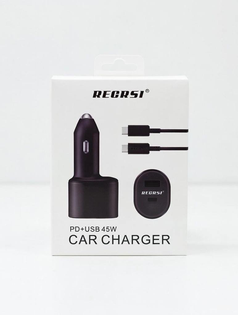 RECRSI CAR CHARGER PD+USB 45W