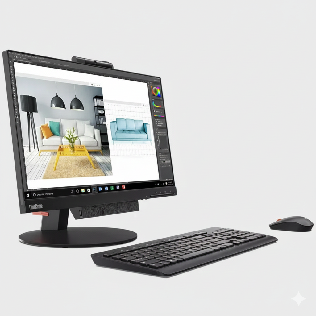  USED Lenovo All in One TINYINONE24 PC  Core i5-6500TE 24inch IPS 8GB/SSD256 