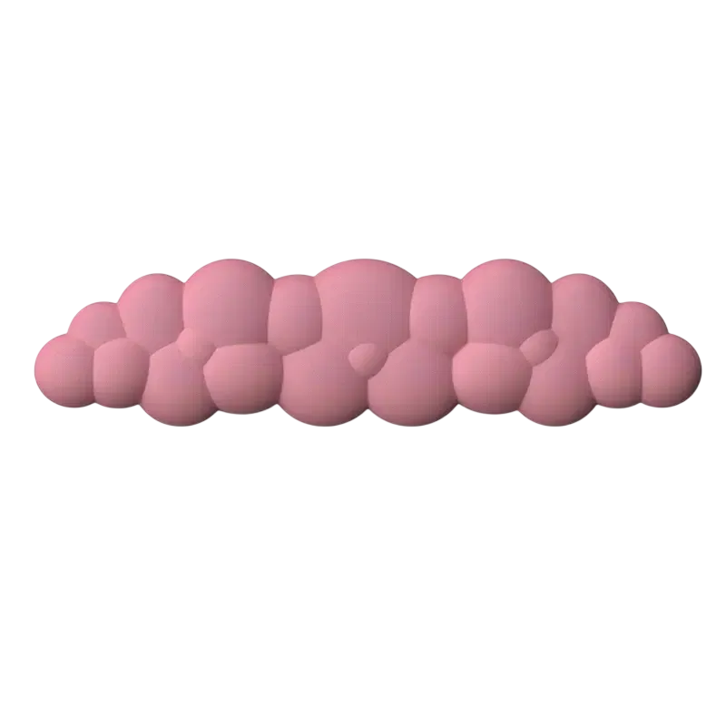 Morandi Cloud Keyboard Wrist Rest 