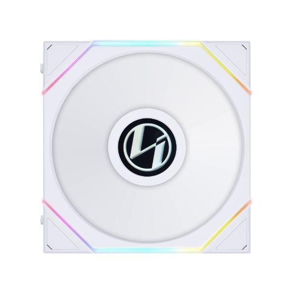 Lian Li Uni Fan TL 120 Case Fan, 1.6" LCD, Single Pack, White | G99.12TLLCD1W.00