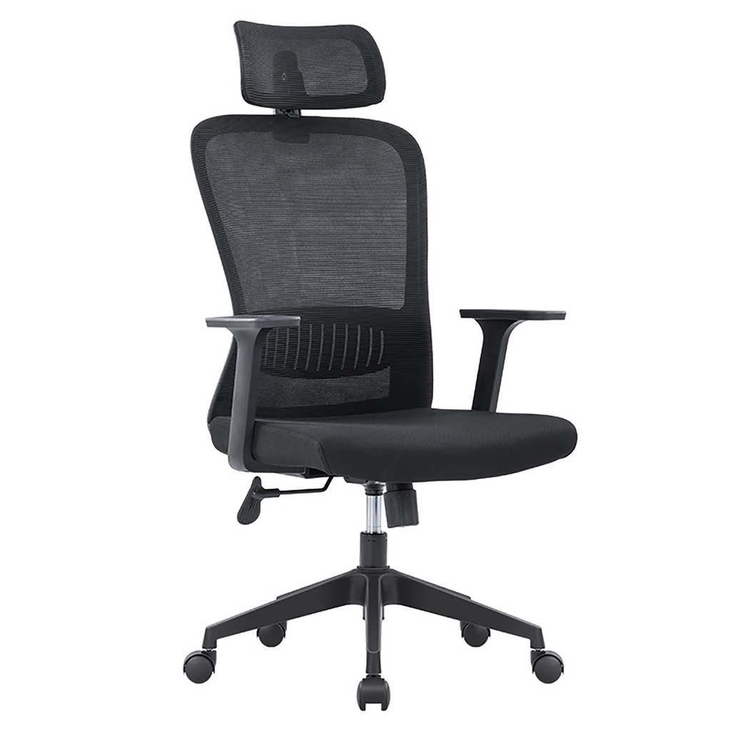 Comfy Office Desk Chair, High Back Mesh Computer Chair 7379 BLACK