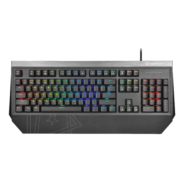 VERTUX Tantalum Precision Pro Mechanical Gaming Keyboard uses BLUE switches (AR/EN)