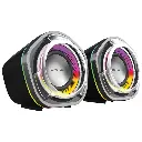 Green Lion Clario Gaming Speakers - Black {GNCLGAMSPBK} 