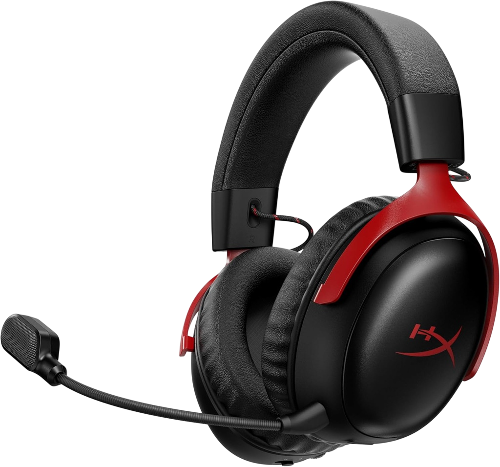 HyperX Cloud III S Wireless Gaming Headset Black-Red