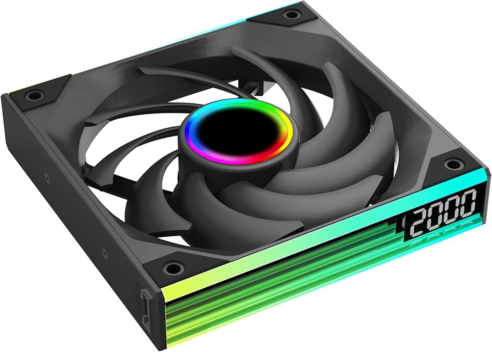 Jungle Leopard Star-Link 120 black -forward ARGB PC Blade Case Fan 800 - 2300RPM±10%