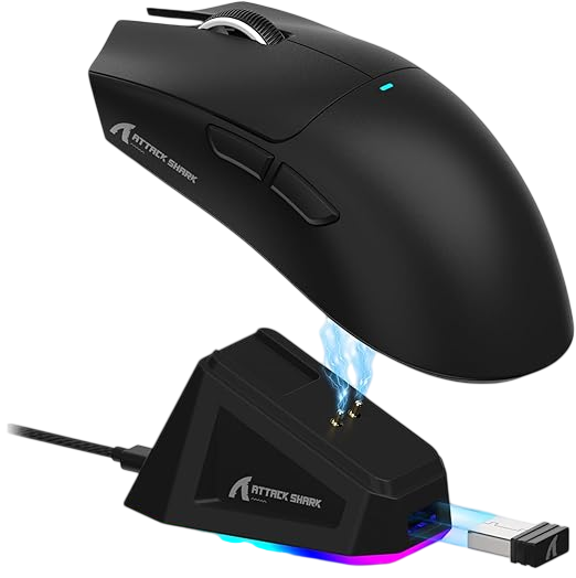 ATTACK SHARK X11 Wireless Gaming Mouse BLACK