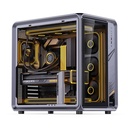 JONSBO BO400 Grey ATX Pc Case, Mid Tower 7x RGB Fans Included