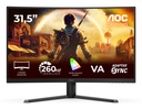   AOC 32" 260HZ OC 0.3MS Curved HDR10 FHD Gaming Monitor C32G2ZE2 