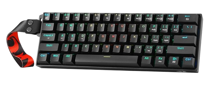 Redragon Wireless Gaming Keyboard RGB Custom Linear Dragon Chant Switches Carrying Strap | K530 Pro K530RGB-PRO-P