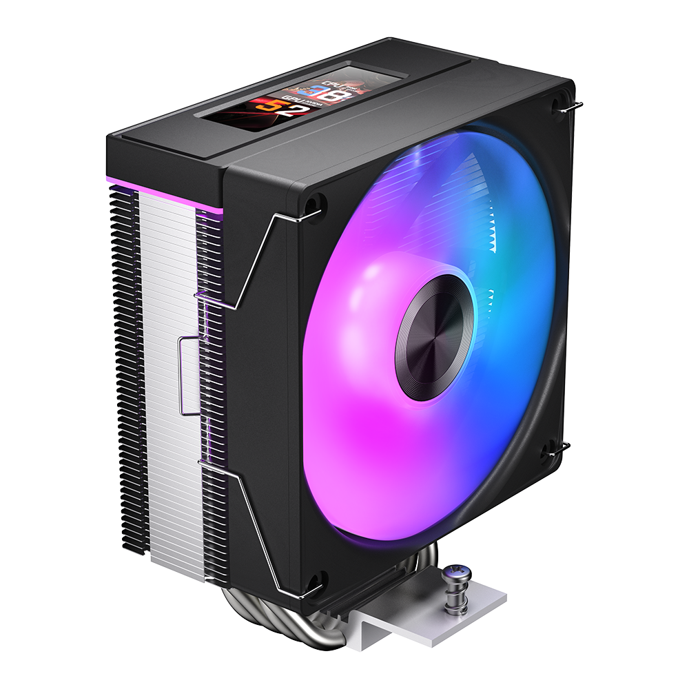 JUNGLE LEOPARD CPU COOLER K400 LCD 2.99 Inch Black ARGB