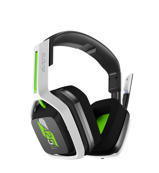 USED ASTRO Gaming A20 Wireless Headset Gen 2 for Xbox Series X | S, Xbox One, PC & Mac - White/Green