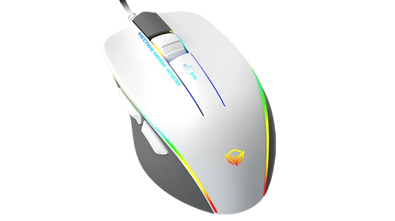 USED Meetion GM23 WHITE 12800DPI Gaming Mouse 